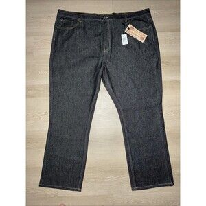 NWT PJ Mark Gray Denim Jeans Size 52x32 Big & Tall Plus Size Dark Wash Straight
